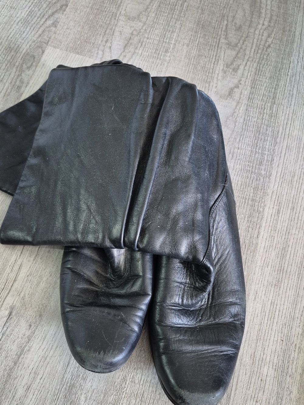 Women's Black Leather Boots